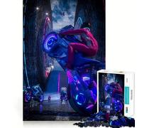 Jigsaw 1000 Pieces Biker Boyz Smooth Edge Play Mind Skill Fun Cozy Time Play Birthday Hobby Gift (38x26cm)