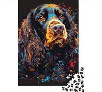 Jigsaw 1000 Pieces Boykin Spaniel Dog Art Jigsaw Puzzles Adults Difficulty Jigsaw Paper Puzzles Education Games Toys Family 38x26cm/1000pcs