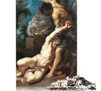 Jigsaw 1000 Pieces Cain Slaying Abel Puzzle Jigsaw Adults Puzzles Jigsaw Education Game Educational Toys Gifts Jigsaw Puzzles (38x26cm)