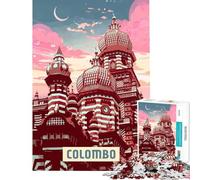 Jigsaw 1000 Pieces Colombo Brain Intelligence Challenge Addictive Toys Family Games Suitable for Couples Art Work Gifts (size 50x75cm)