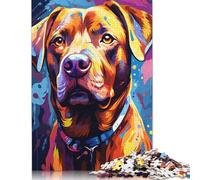 Jigsaw 1000 Pieces Colourful Dogs Jigsaw Puzzles Adults Difficulty Jigsaw Puzzles Family Games 1000pcs (75x50cm)