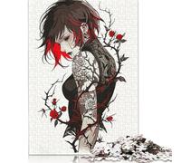 Jigsaw 1000 Pieces Criminal Tattoos Jigsaw Puzzles Boys And Girls Puzzle Difficulty Jigsaw Puzzles Education Toys Games Family 1000pcs (75x50cm)