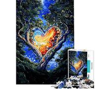 Jigsaw 1000 Pieces for Adults A Galaxy Between The Trees Calming Focus Building Toy Neat Cut No Paper Leftovers Elegant Birthday Gifts Idea (Size 38x52cm)