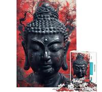 Jigsaw 1000 Pieces for Adults Abstract Buddha Puzzles for Adults Toy Wall Decor Difficult Challenge Deal As Gifts for The Whole Family (Size 38x26cm)