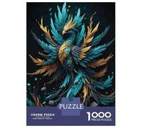 Jigsaw 1000 Pieces for Adults Abstract Phoenix Jigsaw for Adults Relax Games Difficult Hard Deal As Gifts for The Whole Family 70x50cm/1000pcs