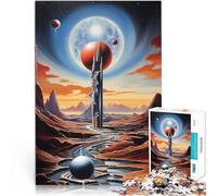 jigsaw 1000 pieces for adults Alien Architecture No 3 Lernspiele DIY Spielzeug Heimdekoration Spielzeug75x50cm