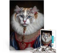 jigsaw 1000 pieces for adults American Curl Cat Breed Familienspiel für und mit vollständig ineinander greifenden, zufällig geformten Teilen75x50cm