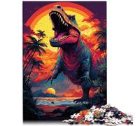 jigsaw 1000 pieces for adults an a giant dinosaur Brain Teaser Game 26x38cm Stress Reliever Difficult Challenge for ages 14+