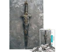 Jigsaw 1000 Pieces for Adults Ancient Ninja Dagger Adult Puzzles Brain Teaser Game But Fun And Humorous Deal As Gifts for The Whole Family (size 50x75cm)