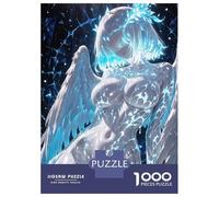 Jigsaw 1000 Pieces for Adults Angelic Figure with Glowing Cracks Adult Jigsaw Brain Teaser Game Staycation Kill Time Help The Brain Exercise 52x38cm/1000pcs