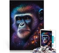 jigsaw 1000 pieces for adults Animal Galaxy Monkey Educational Game Challenge Toy 26x38cm Birthday Present Gifts Wall Art