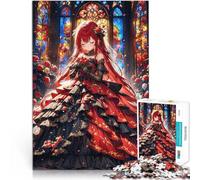 jigsaw 1000 pieces for adults Anime Bride in Red Dress Stressabbau-Spielzeug Angebot als Geschenk für die ganze Familie38x26cm