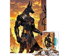 Jigsaw 1000 Pieces for Adults Anu gyptian God Educational Challenge Wall Art Family Games for And from 14 Years And over (38x52cm)