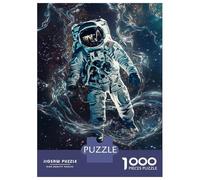 Jigsaw 1000 Pieces for Adults Astronaut Floating in Space Puzzle for Adults Anti-Stress Toys Difficult Challenge Unique Birthday And Gifts 52x38cm/1000pcs