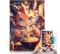 jigsaw 1000 pieces for adults Baby Dragon Japanese Ramen Lernspiele DIY Spielzeug Geeignet für die Schreibtischdekoration50x70cm