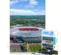 Jigsaw 1000 Pieces for Adults Bayer Leverkusen Stadium Accurate Joint Fun Smart Play Gift Peace Time Play Birthday Decor Gift (38x52cm)