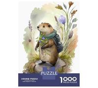 Jigsaw 1000 Pieces for Adults Beaver Wild Animal Jigsaw for Adults Relax Games Difficult Hard Deal As Gifts for The Whole Family 38x26cm/1000pcs