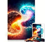 Jigsaw 1000 Pieces for Adults Big Bang Accurate Joint Fun Smart Play Gift Peace Time Play Birthday Decor Gift (38x52cm)