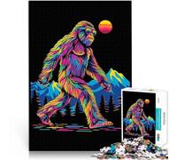 jigsaw 1000 pieces for adults Bigfoot Sasquatch Yeti Pädagogisches Spielzeug zum Stressabbau Geburtstagsgeschenke75x50cm