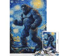 Jigsaw 1000 Pieces for Adults Bigfoot's Midnight Stroll Practical Game But Fun And Humorous Anti-Stress Toys for Birthday, Chrismas (50X75cm)