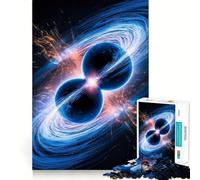 Jigsaw 1000 Pieces for Adults Binary Star Collision Accurate Joint Fun Smart Play Gift Peace Time Play Birthday Decor Gift (38x52cm)