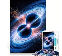 Jigsaw 1000 Pieces for Adults Binary Star Collision Accurate Joint Fun Smart Play Gift Peace Time Play Birthday Decor Gift (50x75cm)