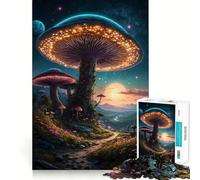 Jigsaw 1000 Pieces for Adults Bioluminescent Planet Accurate Joint Fun Smart Play Gift Peace Time Play Birthday Decor Gift (50x75cm)