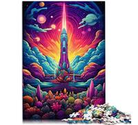 jigsaw 1000 pieces for adults Brilliant rocket for Jigsaw Puzzle 26x38cm is ideal as gifts for the whole family for 14 year olds