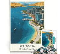 Jigsaw 1000 Pieces for Adults British Columbia Travel, Educational Game, Difficult And Challenge, Artists Collection, Fine Art 38x52cm