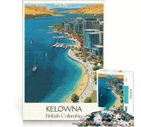 Jigsaw 1000 Pieces for Adults British Columbia Travel, Educational Game, Difficult And Challenge, Artists Collection, Fine Art 38x26cm
