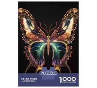 Jigsaw 1000 Pieces for Adults Butterfly Wall Art Decor Jigsaw for Adults Relaxing Games Analysis And Logic Deal As Gifts for The Whole Family 38x26cm/1000pcs