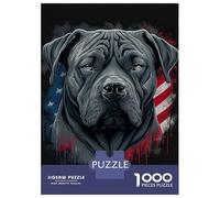 Jigsaw 1000 Pieces for Adults Cane Corso USA America Jigsaw for Adults Relax Games Difficult Hard Deal As Gifts for The Whole Family 70x50cm/1000pcs