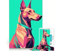 Jigsaw 1000 Pieces for Adults Cane Corso Wpap Neat Fit Decor Focus Building Toy Peace Game Play Birthday Decor Gift (38x52cm)