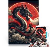 jigsaw 1000 pieces for adults Celestial Dragon Eclipse Herausforderndes Spiel Angebot als Geschenk für die ganze Familie52x38cm