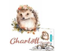 Jigsaw 1000 Pieces for Adults Charlotte Nursery Hedgehog Adult Puzzles Brain Teaser Game But Fun And Humorous Deal As Gifts for The Whole Family (size 38x26cm)