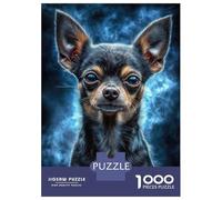 Jigsaw 1000 Pieces for Adults Chihuahua Portrait Jigsaw for Adults Relax Games Difficult Hard Deal As Gifts for The Whole Family 70x50cm/1000pcs