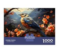 Jigsaw 1000 Pieces for Adults Colorful Bird Art Print Jigsaw for Adults Relax Games Difficult Hard Deal As Gifts for The Whole Family 38x26cm/1000pcs
