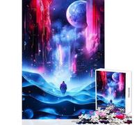 Jigsaw 1000 Pieces for Adults Cosmic City Puzzle For Teenagers Staycation Kill Time Help The Brain Exercise for Is Ideal As A Gifts (38x52cm)