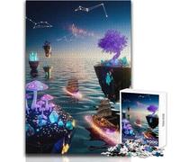 Jigsaw 1000 Pieces for Adults Cosmic Odyssey Wonderful for Lazy Leisure Days Reliable Tight Fitting Cut Toy Size 38x26cm