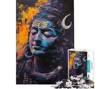 Jigsaw 1000 Pieces for Adults Cosmic Shiva Puzzles for Adults Toy Wall Decor Difficult Challenge Deal As Gifts for The Whole Family (Size 50x75cm)