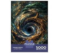 Jigsaw 1000 Pieces for Adults Cosmic Tree And Black Hole Adult Jigsaw Puzzle Relaxing Games Stress Reliever Unique Birthday And Gifts 52x38cm/1000pcs