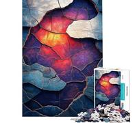 Jigsaw 1000 Pieces for Adults Cracked Abstract Art Adult Puzzles Brain Teaser Game But Fun And Humorous Deal As Gifts for The Whole Family (size 38x52cm)