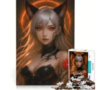 Jigsaw 1000 Pieces for Adults Crimson Eclipse Beauty, Educational Toy, But Fun And Humorous, Improving Love between Couples 50x75cm