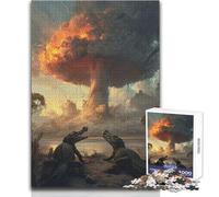 Jigsaw 1000 Pieces for Adults Crocodiles in War Unwind during Free Time Clean Cut Seamless Interlock Toy Size 50x75cm