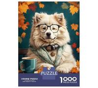 Jigsaw 1000 Pieces for Adults Cute Samoyed Study Jigsaw for Adults Relax Games Difficult Hard Deal As Gifts for The Whole Family 70x50cm/1000pcs