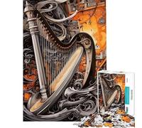 Jigsaw 1000 Pieces for Adults Cyberpunk Orchestra Puzzles for Adults Toy Wall Decor Difficult Challenge Deal As Gifts for The Whole Family (Size 38x52cm)