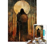 Jigsaw 1000 Pieces for Adults Dark Knight Puzzle for Adults Hands-on Game Presents for Women Deal As Gifts for The Whole Family (Size 50x75cm)