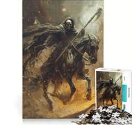 Jigsaw 1000 Pieces for Adults Deaths Grim Ride, Educational Game, Difficult And Challenge, Artists Collection, Fine Art 50x75cm