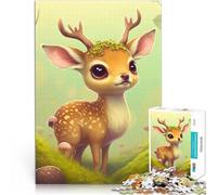jigsaw 1000 pieces for adults deer cute Help the brain exercise addictive toys to cultivate patience Great Gift for Games 50x70cm