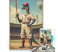 Jigsaw 1000 Pieces for Adults Dino Dugout Legend Educational Game Difficult And Challenge Artists Collection Fine Art 38x52cm